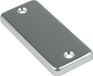 Ami Rosace de recouvrement - Rectangulaire - 83x34x7mm - aveugle - aluminium F-2