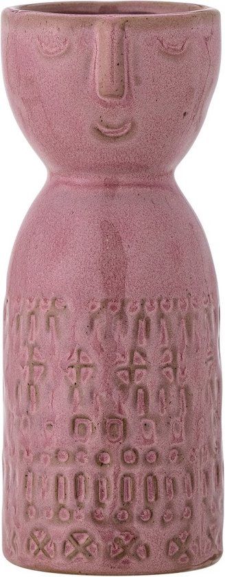 Bloomingville Vaas Embla roze Aardewerk 6 x 14,5 cm