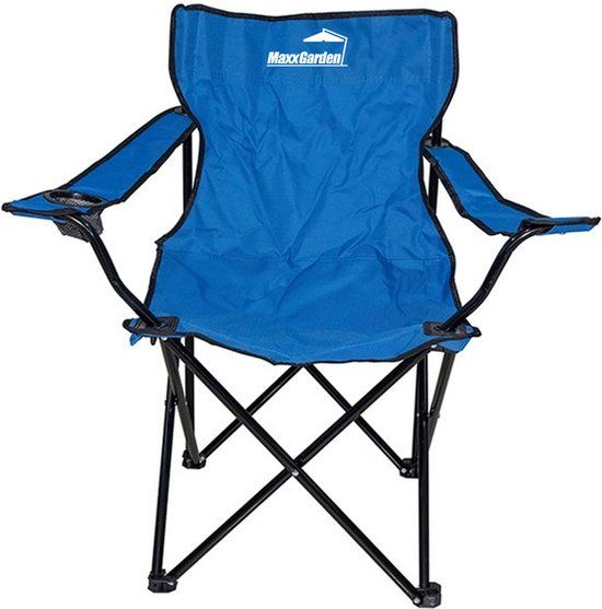 MaxxGarden Campingstoel - Vouwstoel - Aluminium - Blauw - 100kg