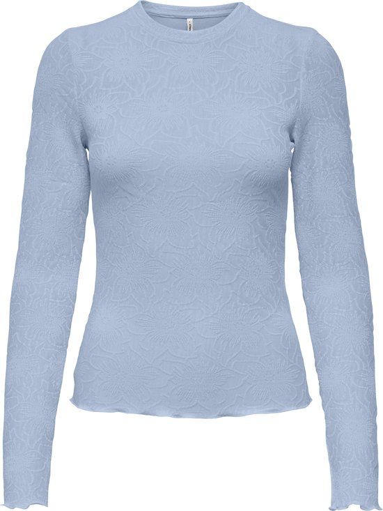 ONLY MATERNITY ONLY OLMVELMA L/S O-NECK TOP JRS Dames Blouse XXL Polyester Elastaan Cashmere Blue