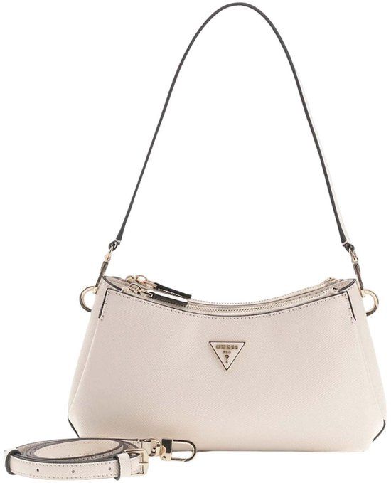 GUESS Noelle II 3 Comp Shoulder Xbody Bone crème schoudertas