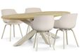 Lifestyle Garden Furniture Lifestyle Salina/Brookline 200 cm dining tuinset 5-delig