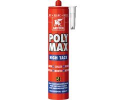 Griffon Poly Max High Tack Montagelijm - Wit - 425gr