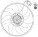 BEHR HELLA SERVICE 8EW 351 039-741 *** PREMIUM LINE *** ventilator, motorkoeling