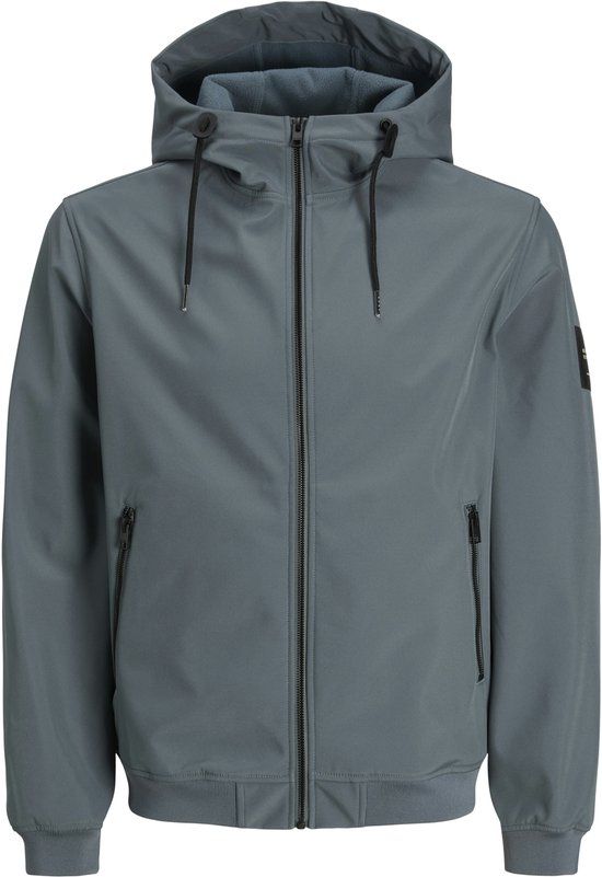 Jack & Jones Jjebasic Softshell Hood Noos - Stormy Weather - Men's Size L
