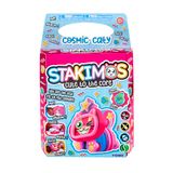 TOMY Stakimos Cosmic Caty | Knutselset voor kinderen om je eigen schattige 3D-personage te bouwen van gerecycled polyester knutselschuim | Geen lijm of snijden nodig | knutselsets voor kinderen vanaf