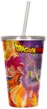 SD Toys Dragon Ball Super Battle Of Gods Drinkbeker met deksel en rietje - 3D Hologram afbeelding