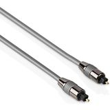 Allteq ALTQ-TOSL-190 audio kabel 2 m Toslink Zilver