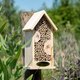 CJ Wildlife Bijenhotel Tabarca FSC Hout Startermodel voor wilde bijen Bruin
