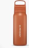 LifeStraw waterfilterfles Go 2.0 Kyoto Orange RVS geïsoleerd 700 ml