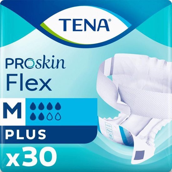 Tena Flex Plus Medium - 30 stuks - Incontinentie luiers