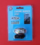 All Ride 871125234469 parkeerlicht, barnsteen, verchroomd, 10-30 V/2 LEDs
