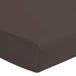 Home Linge Passion - Hoeslaken, effen, 100% katoen, 30 cm, chocoladebruin - 140 x 200 cm