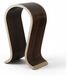 Merkloos Koptelefoonstandaard Ebbenhout Hout 10 x 13 x 25 cm