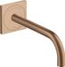 Hansgrohe AXOR Uno Elektronische Waschtischarmatur, Unterputz, Ausladung 225mm, Netzanschluss, Gold