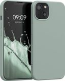kwmobile telefoonhoesje geschikt voor Apple iPhone 13 - Hoesje voor smartphone - Back cover in grijsgroen