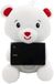 Riethmuller Ballongewichtje 2-in-1 Pluche Knuffel Ijsbeer (170gr-21cm)