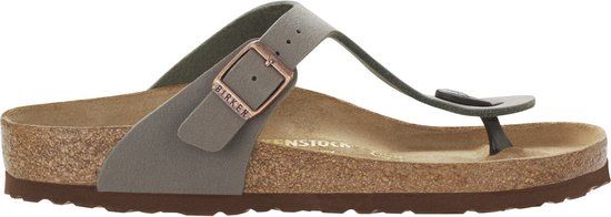 Birkenstock Gizeh Birkibuc Slippers - Volwassen - Grijs - Maat 44