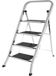 Aluminium trap, 4 treden, draagvermogen 150 kg, antislip