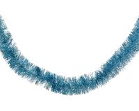 Decoris Lametta guirlande pet d10l270 cm bleu