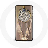 Maniacase Hoesje voor Samsung Galaxy Grand Prime Bruin Dromenvanger
