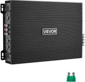 VEVOR 4-Kanaals Auto-Versterker, Klasse Ab-Brugversterker, Max. 4 X 200 W Bij 4 Ohm / 4 X 400 W Bij 2 Ohm, Krachtige Versterker voor Suv's, Pick-Ups en Terreinwagens, Multi-Kanaals Audiover