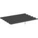 FRIXOVEL Toile De Toit Pour Pergola Tonnelle Rétractable De 4 X 3 M - Toile Uniquement 350 X 260 Cm Gris Foncé