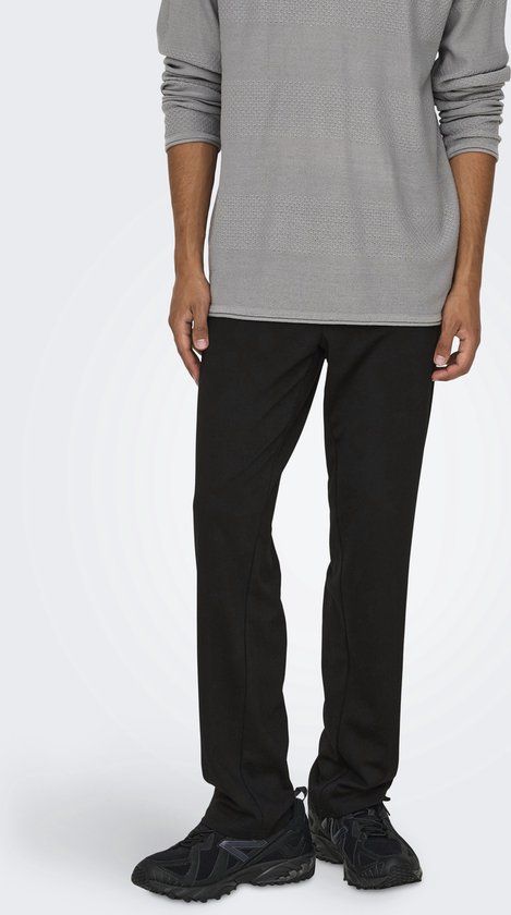 ONLY & SONS ONSMARK Regular Fit Chinobroek Zwart W30 x L32