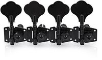 Gear4Music Guitarworks Bass Guitar Machine Head, 4-in-line, Black