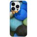 Apple iPhone 14 Pro Blue Pebble Butterfly Siliconen hoesje