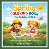 SPRING COLORING BOOK FOR TODDLERS 2026