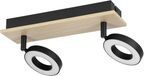 EGLO Rielves Spot - LED - 28 cm - Bruin|Zwart|Wit