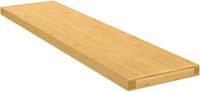 vidaXL Wandschap - Bamboe - 80x20x2,5 cm