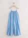 Next - Meisjes - Playsuit met bandjes - Blauw
