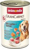 Animonda Grancarno Adult hondenvoer met zalm en spinazie (6 x 400 g)