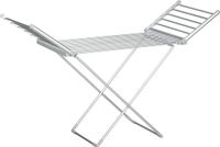 Homcom wasrek - staal - kunststof - 73L x 64B x 177H cm - blauw - wit