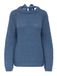 ONLY Onlshine Ls Glitter O-hals strik Knt Dames, Donkerblauw, XL