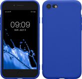 kwmobile telefoonhoesje geschikt voor Apple iPhone SE (2022) / iPhone SE (2020) / iPhone 8 / iPhone 7 - Hoesje voor smartphone - Precisie camera uitsnede - In Baltisch blauw