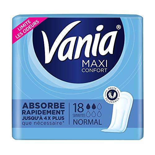 Vania Maxi Confort Normal Maandverband/Serviettes | Absorptiegraad: 2/6 - Licht geparfumeerd 18 Stuks