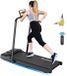 Tibagoods loopband inklapbaar - 1-8 km/h - Max. 130kg - Hardloopband - Wandelband - Loopband voor thuis - Hometrainer - Incl. tablethouder - Met 1 extra olie