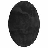 vidaXL HUARTE Tapis Noir 120 x 170 cm Polyester
