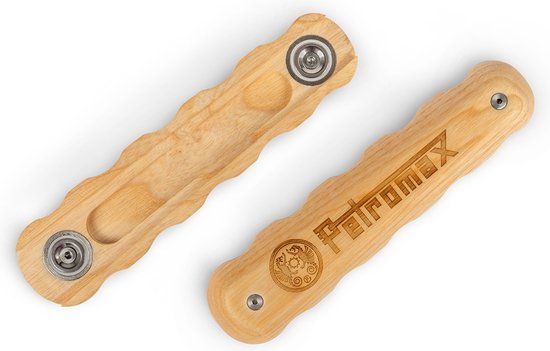 Petromax Houten Handvat voor Smeedijzeren Pan - (Roest)bruin - 39 cm
