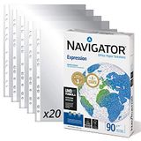 Verpakking Navigator Verpakking met 500 vellen Universal A4 90 g + 20 hoezen van kunststof voor folies