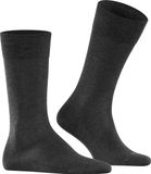 FALKE Sensitive Malaga tailleband sans pression Coton chaussettes homme gris - taille 43-46