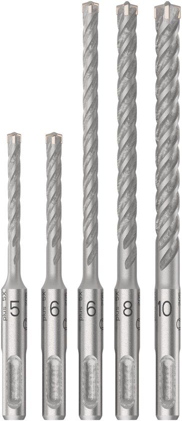 Bosch PRO SDS plus-5X boorhamerset 5/6/6/8/10 mm 5 st.