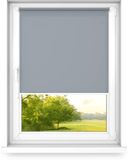 Fart Produkt time4blinds Mini Rollo Basic - Rolgordijn - Niet-invasief - Raamrolgordijn binnen zonder boren - 800x1900mm Grijs