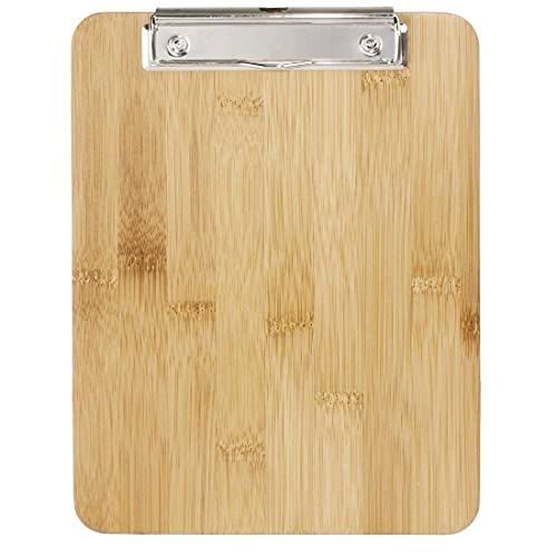 Olympia CM671 Bamboe Menuklem A4 - Houten Bon- en Bordhouder voor Restaurants en Bars