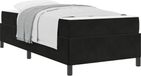 vidaXL Bedframe Zwart Stof 90 x 190 cm