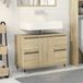 Maison Exclusive - Meuble de salle de bain en chêne Sonoma 80x33x60 cm Matériau dérivé du bois