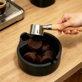 Merkloos Koffiemat en Afklopbak Set - Antislip Siliconen voor Espressomachine